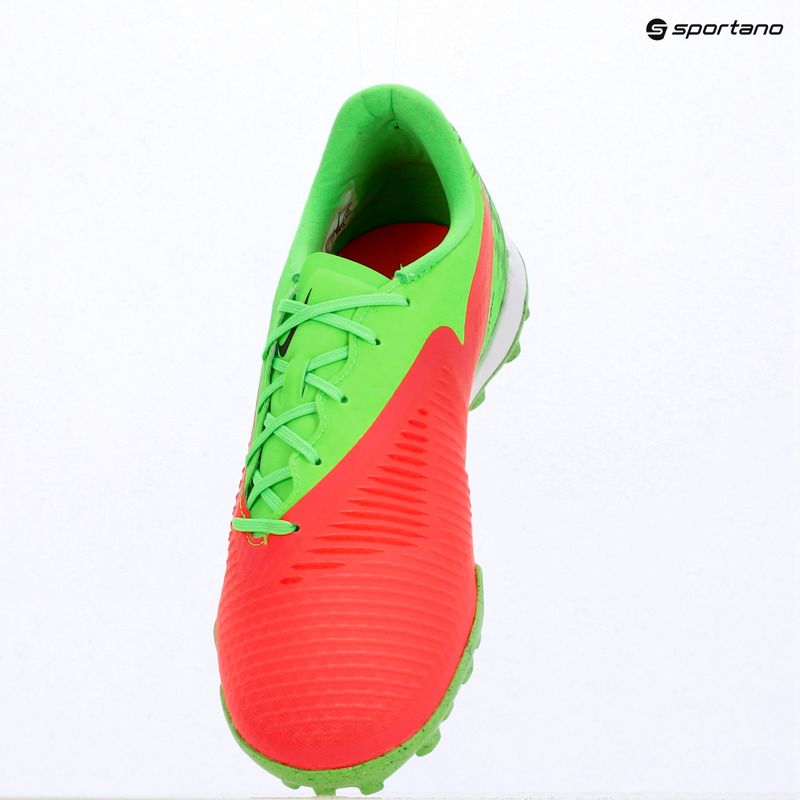 Încălțăminte de fotbal pentru bărbați Nike Phantom 6 Low Academy Erling Haaland TF hot punch/green strike/black 18