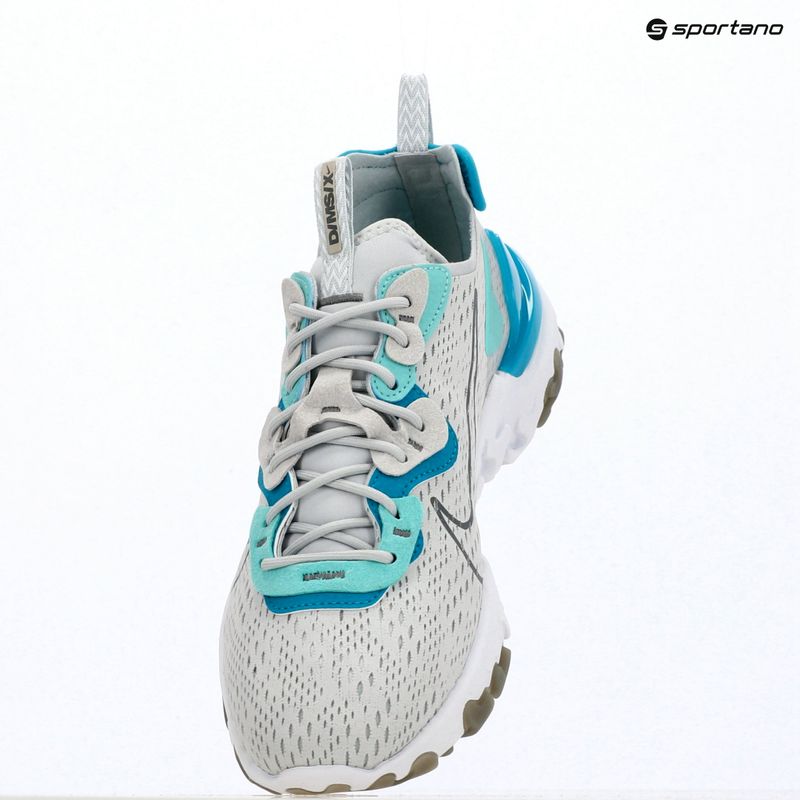 Încălțăminte pentru bărbați Nike React Vision pure platinum/aquamarine/smoke grey 14