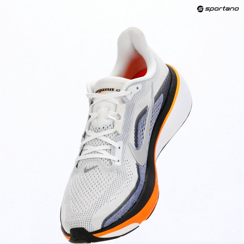 Încălțăminte de alergare pentru bărbați Nike Pegasus 42 white/lapis/total orange/metallic silver 14