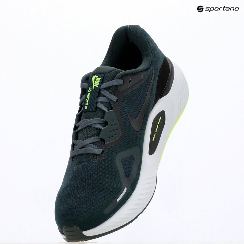 Încălțăminte de alergare pentru bărbați Nike Structure 26 Wide seaweed/volt/pure platin 9