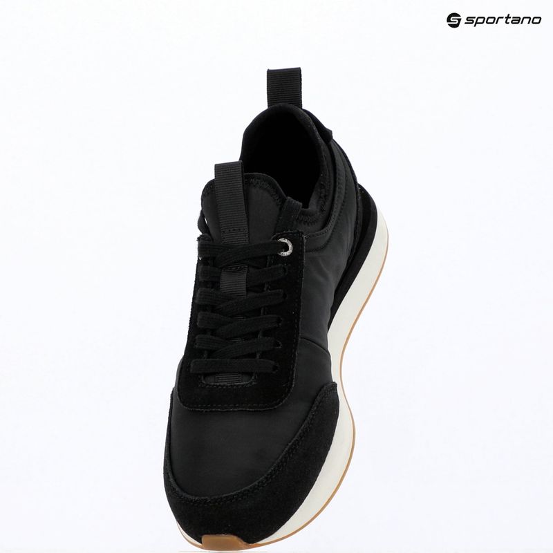 Încălțăminte pentru femei Calvin Klein YW0YW02060 Retro Runner Sock Laceup Mix Mat black/gyn metal/gum 9