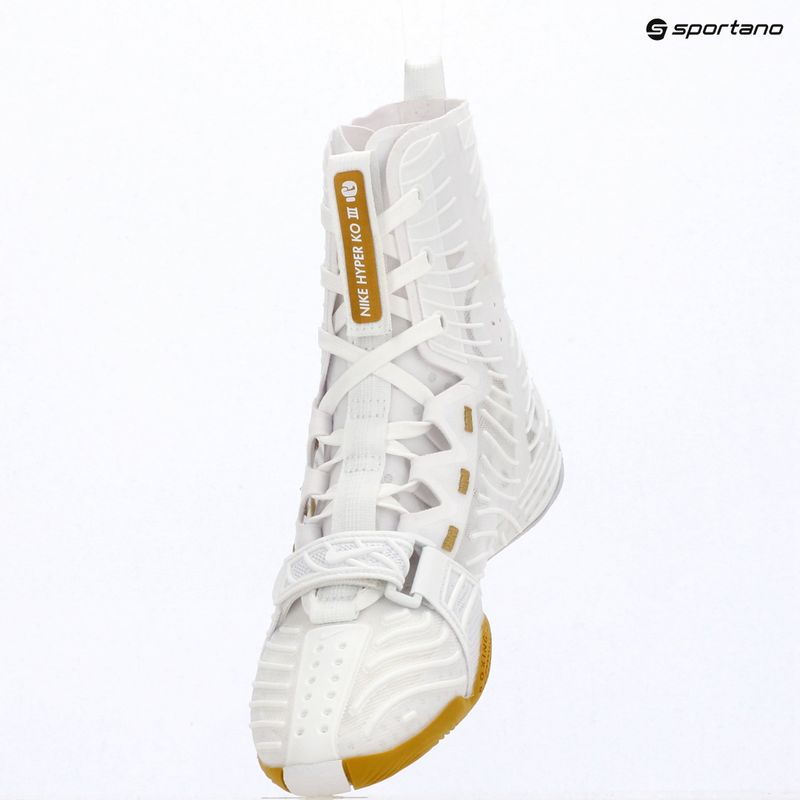 Încălțăminte de box Nike HyperKo 3 white/metallic gold 18