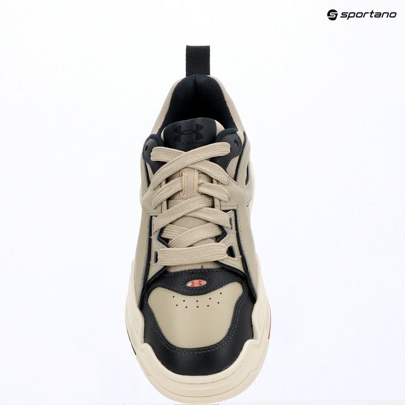 Încălțăminte de antrenament Under Armour HB-LO desert sand/stone/racer red 9