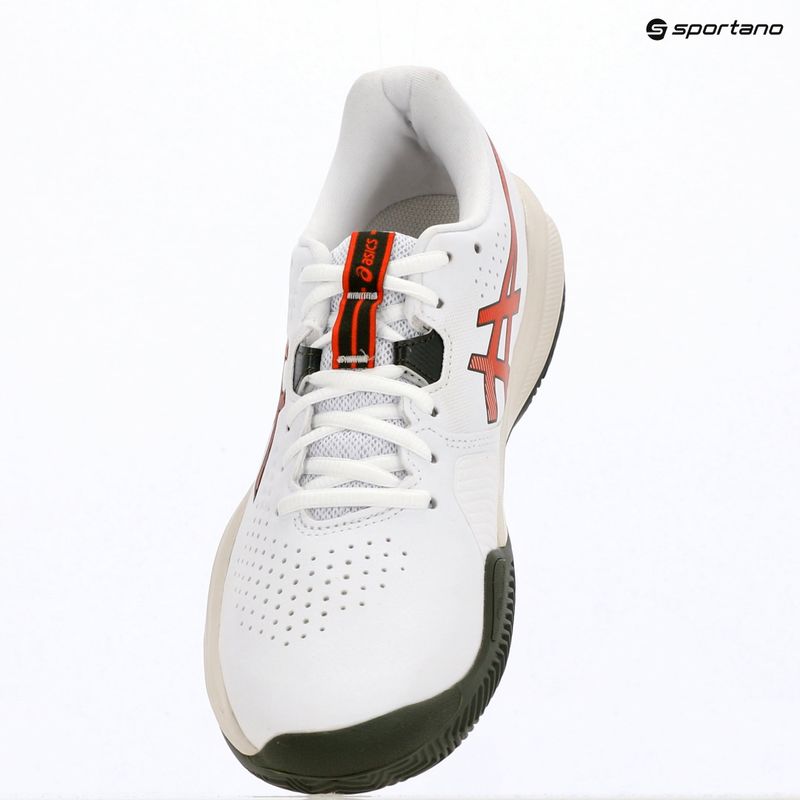Încălțăminte de tenis pentru bărbați ASICS Gel-Challenger 15 Clay white/cherry tomato 9