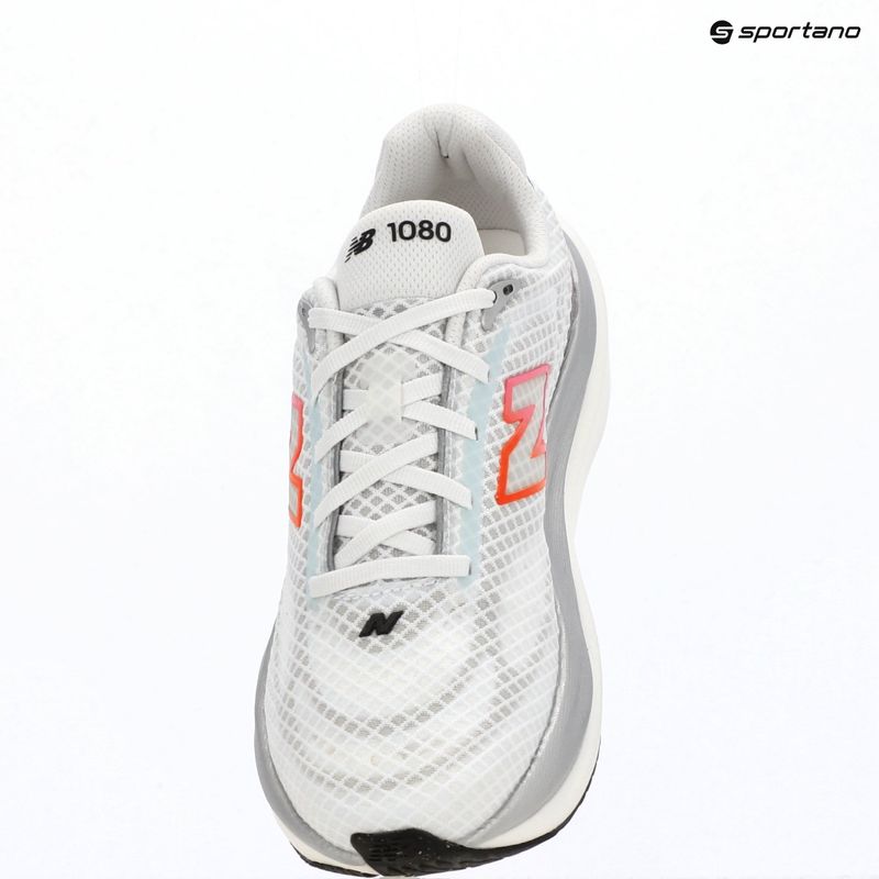 Încălțăminte de alergare pentru femei New Balance 1080's V15 103 white/pink heat/tangerine heat 13