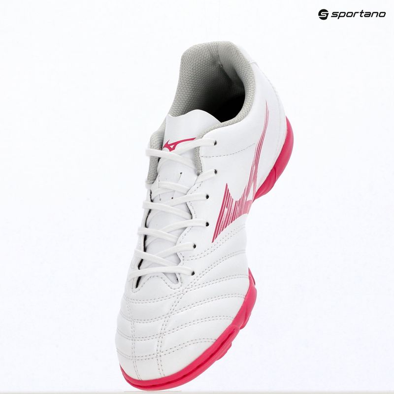 Încălțăminte de fotbal pentru copii Mizuno Monarcida Neo III Select Jr AS white/fuchsia purple 12