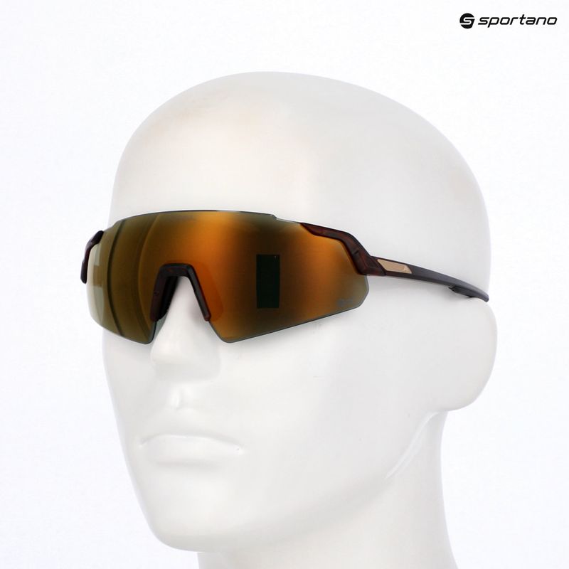 Ochelari de soare Alpina Turbo Air Q-Lite red translucent matte/gold mirror/pink 7