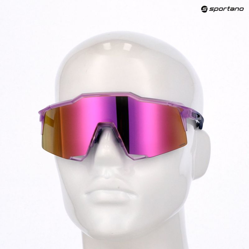 Ochelari de soare 100% Speedcraft toyoko/hiper vital pink mirror 7
