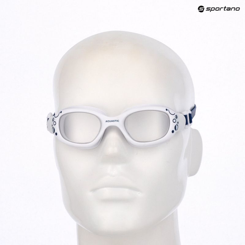 Ochelari de înot pentru copii AQUASTIC Spinny blue 13