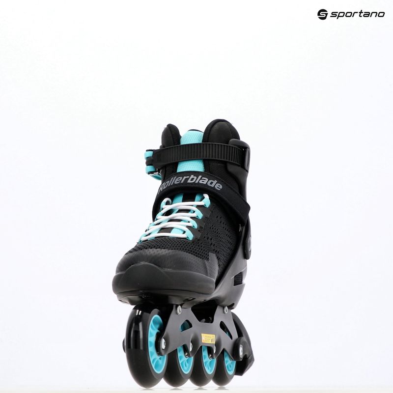 Role pentru femei Rollerblade Sirio 80 W black/teal blue 10