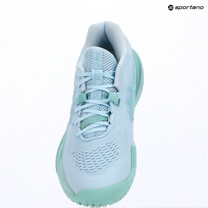 Încălțăminte de tenis pentru femei ASICS Gel-Resolution X light blue/oasis green 9