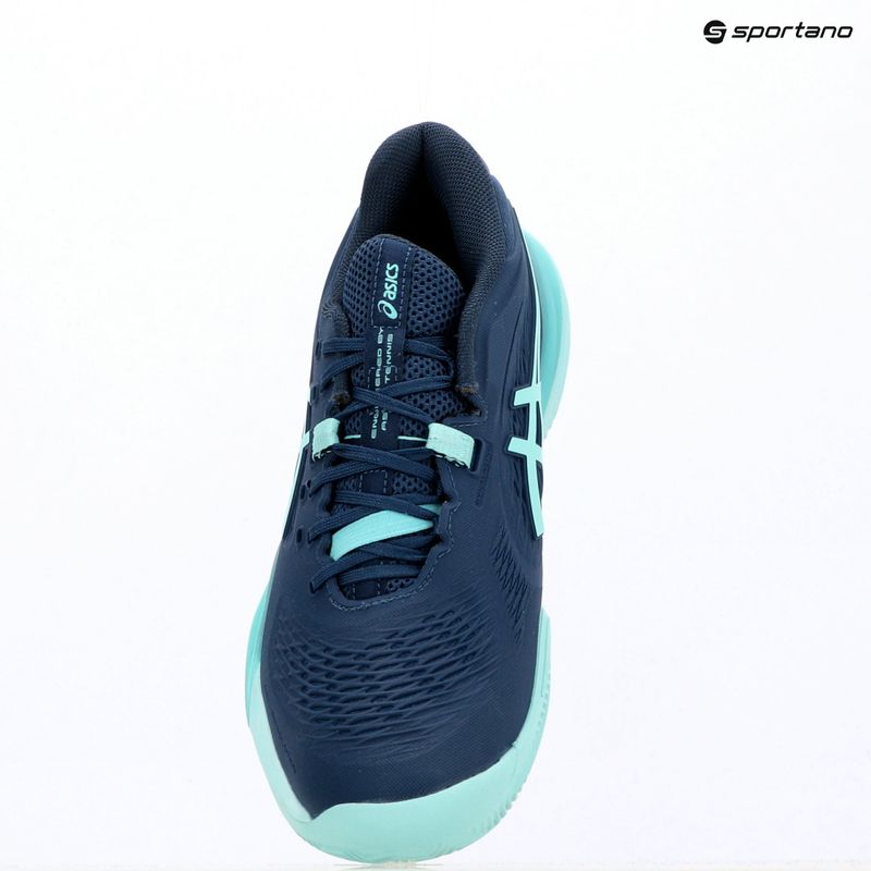 Încălțăminte de tenis pentru bărbați ASICS Gel-Resolution X Clay night sky/illuminate mint 9