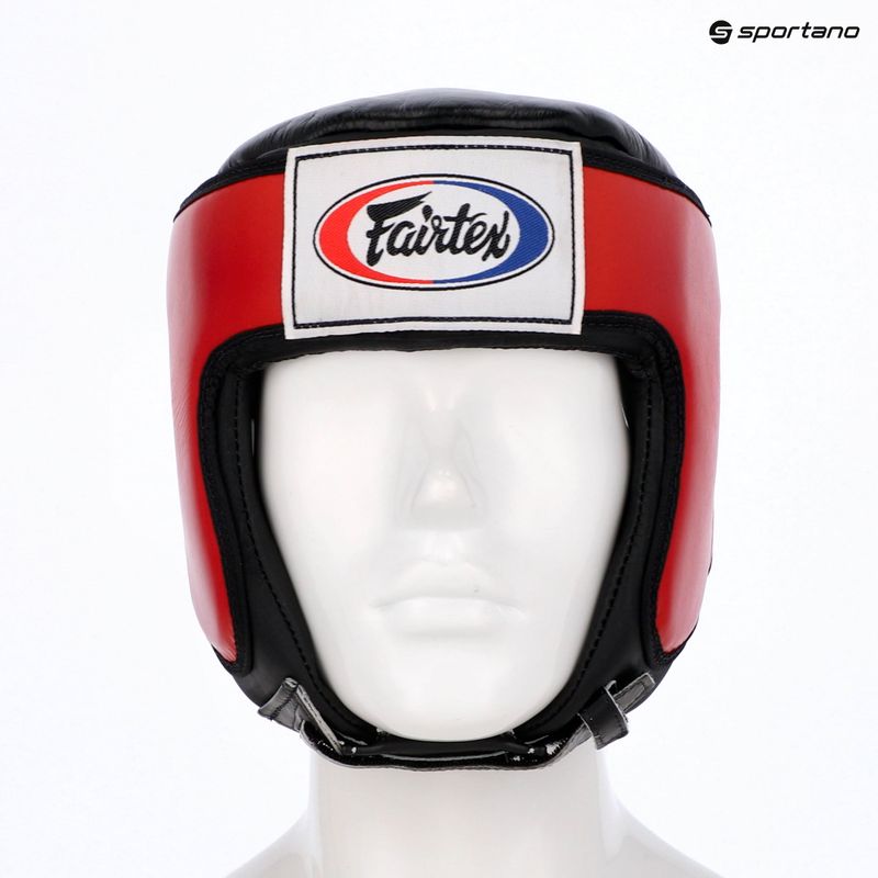 Cască de protecție Fairtex Muay Thai & Kickboxing Competition red 6