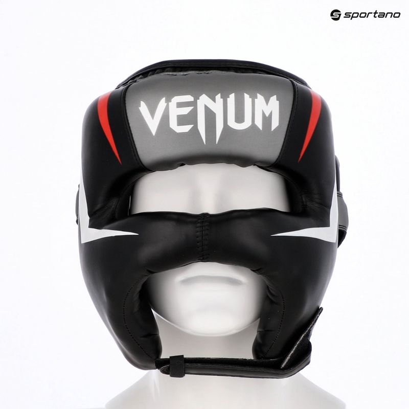 Cască de box Venum Elite Iron black/red 3