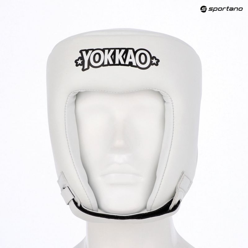 Cască de box YOKKAO Competition white 11