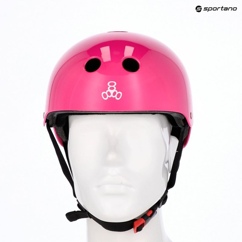Cască Triple Eight The Certified Sweatsaver pink glossy 6