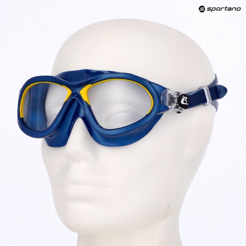 Mască de înot pentru copii Cressi Mini Cobra blue/yellow 6