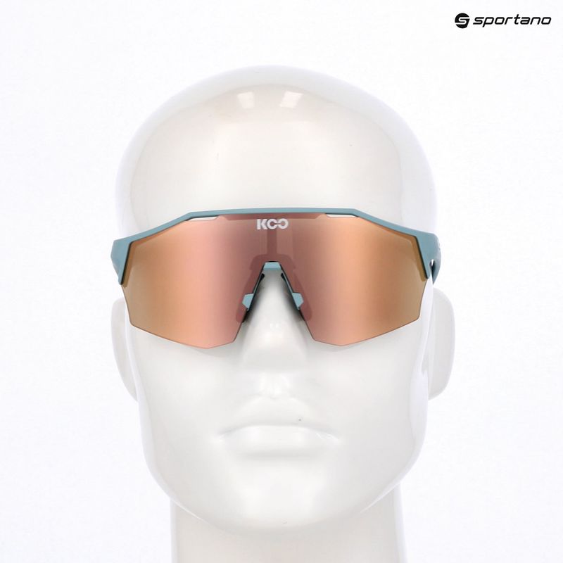 Ochelari de soare Koo Alibi harbor blue/matt copper mirror 6