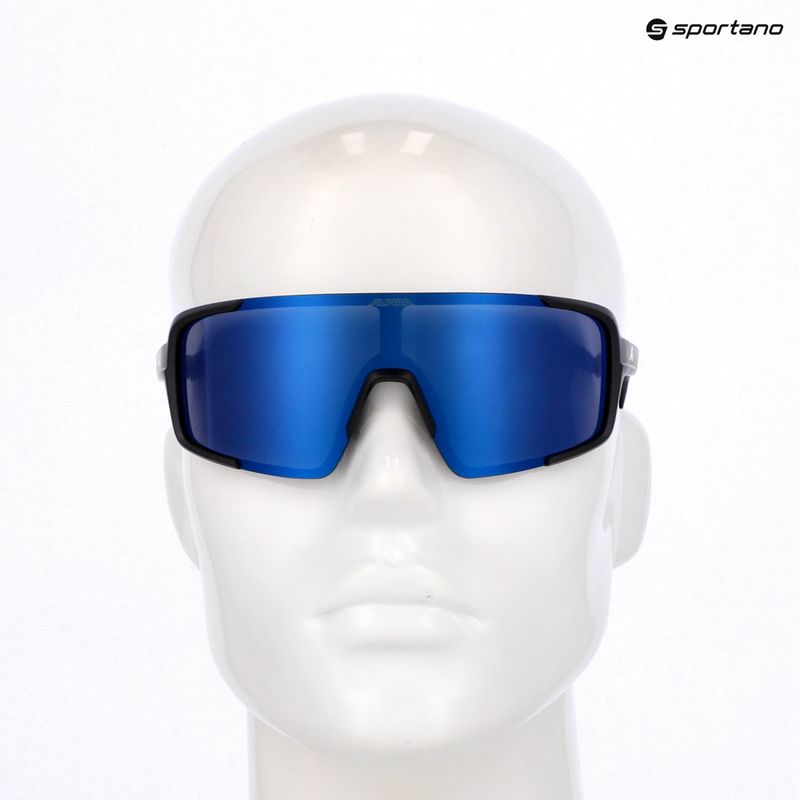 Ochelari de soare Alpina Lumin black matt/blue mirror 7