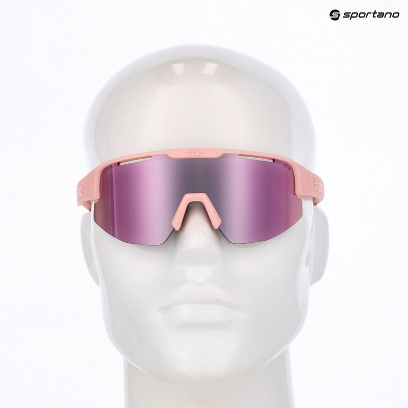 Ochelari de soare Bliz Matrix Small matte powder pink/brown rosé multi 6