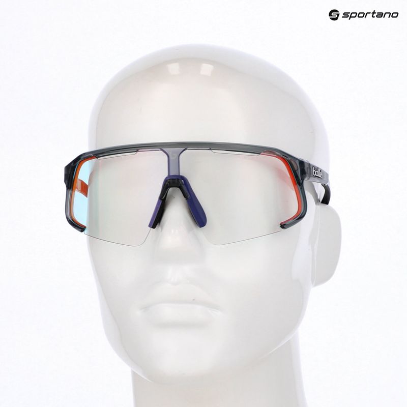 Ochelari de soare Bollé Speedchaser dark grey crystal/phantom clear lava photochromic 3