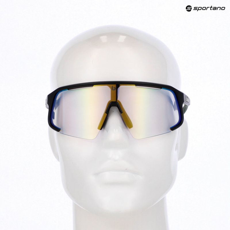 Ochelari de soare Bollé Speedchaser black matte/phantom clear green photochromic 3