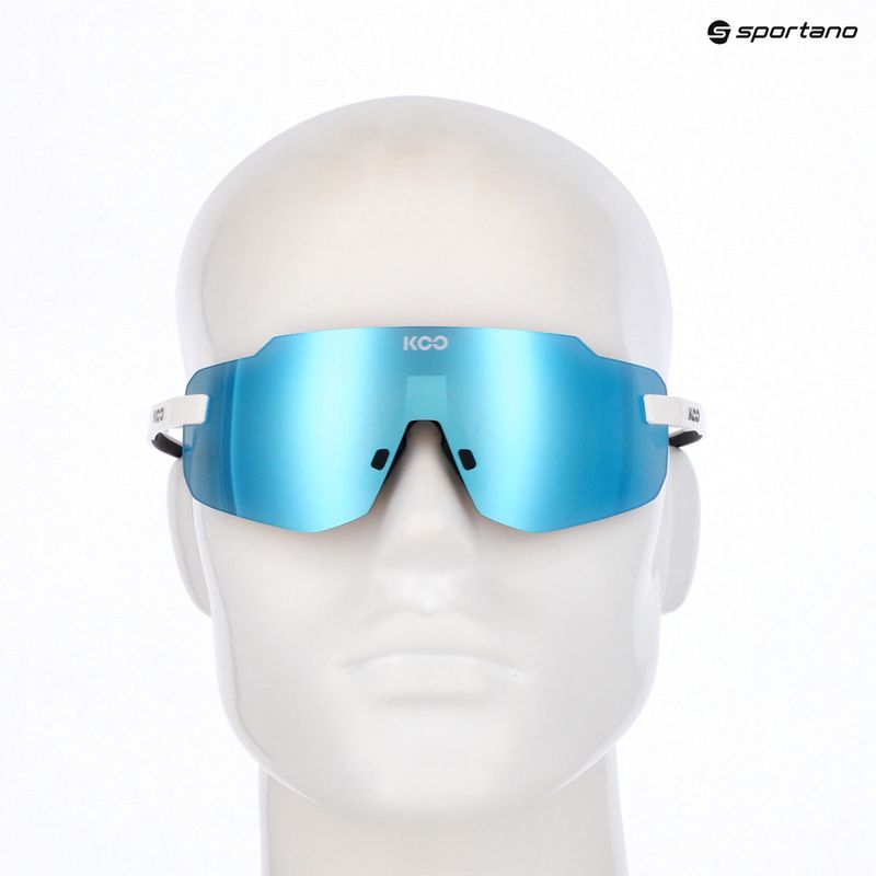 Ochelari de soare Koo Supernova white/turquoise mirror 5