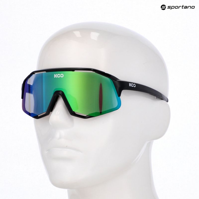 Ochelari de soare Koo Demos black/green mirror 5