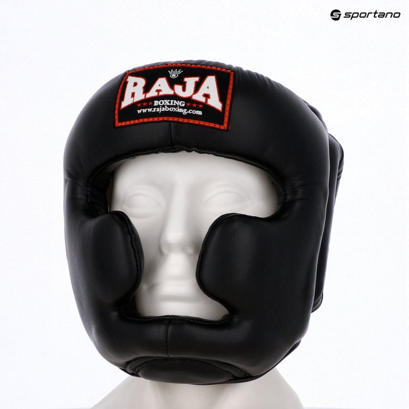 Cască de box RAJA BOXING Semi Leather black 5