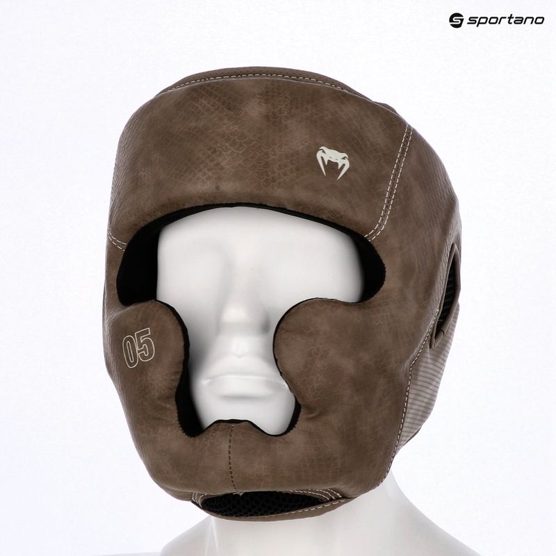 Cască de box Venum Impact Evo Scales Headgear brown 8