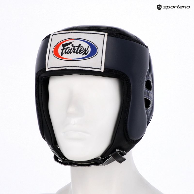 Cască de protecție Fairtex Muay Thai & Kickboxing Competition blue 4