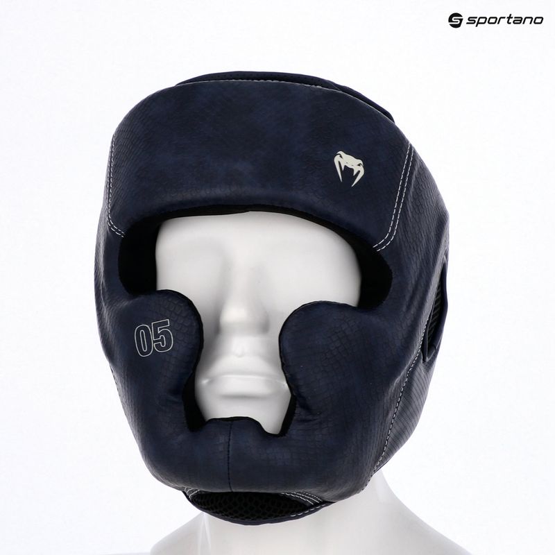 Cască de box Venum Impact Evo Scales Headgear midnight blue 9