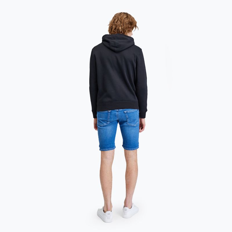 Bluză pentru bărbați GAP V-Heritage Logo FZ true black