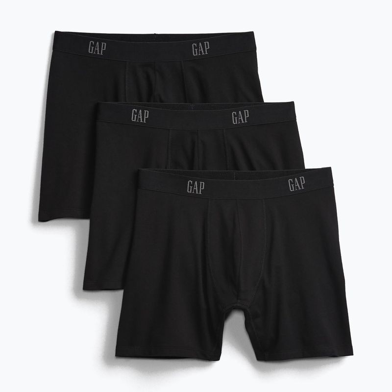 Boxeri pentru bărbați GAP Boxer Brief 3 pary true black