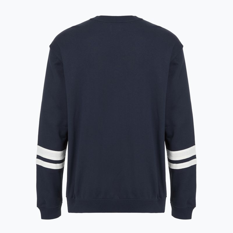 Hanorac pentru bărbați GAP Logo Piping Crewneck blue navy 2
