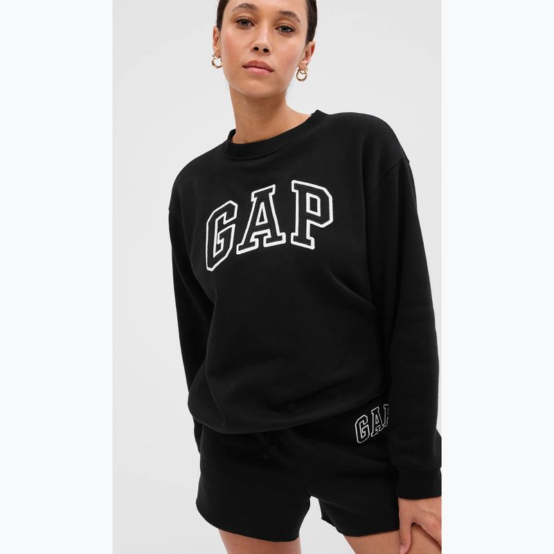 Bluză pentru femei GAP V-Gap Heritage Crew true black 3