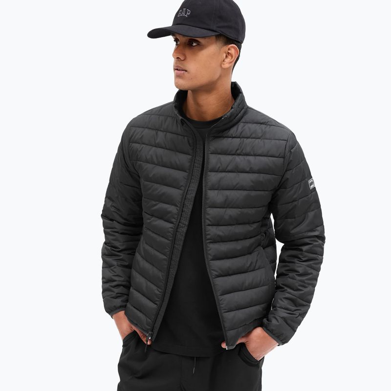 Tricou pentru bărbați GAP V-Frch Logo LTWT Puffer true black