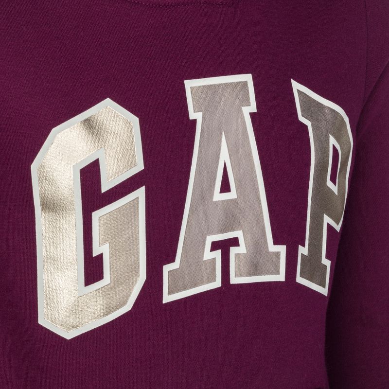 Bluză pentru copii GAP V-FA SLD Logo PO beach plum 3
