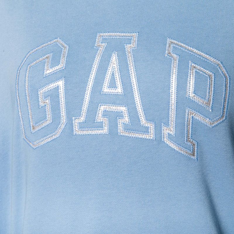 Bluză pentru femei GAP Frch Exclusive HI LO PO HD buxton blue