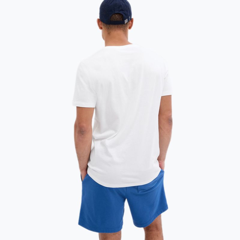 Tricou pentru bărbați GAP Micro Logo Crew Neck Tee white global