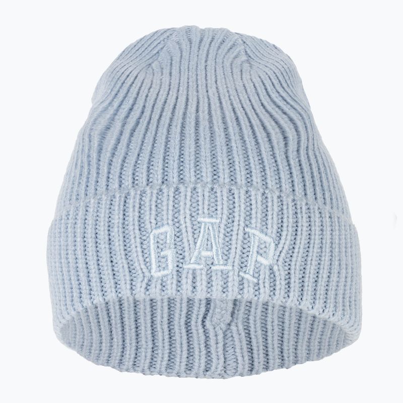 Șapcă pentru femei GAP V-Logo Beanie ice blue 740 2