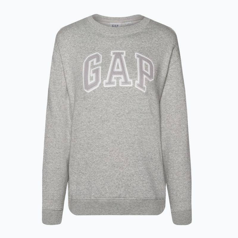 Bluză pentru femei GAP V-Gap Heritage Crew light heather grey