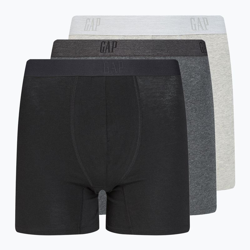 Boxeri pentru bărbați GAP Boxer Briefs 3 pary true black multi