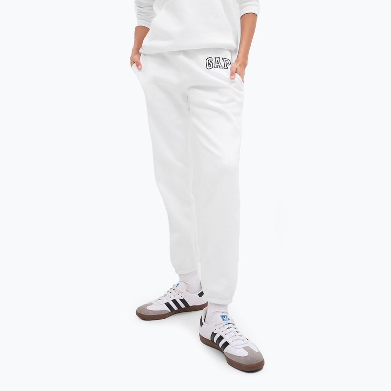 Pantaloni pentru femei GAP V-Gap Heritage Jogger optic white