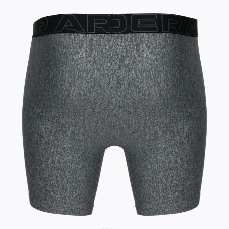 Boxeri pentru bărbați Under Armour Perf Tech 6in 3 pary red/grey/black 2