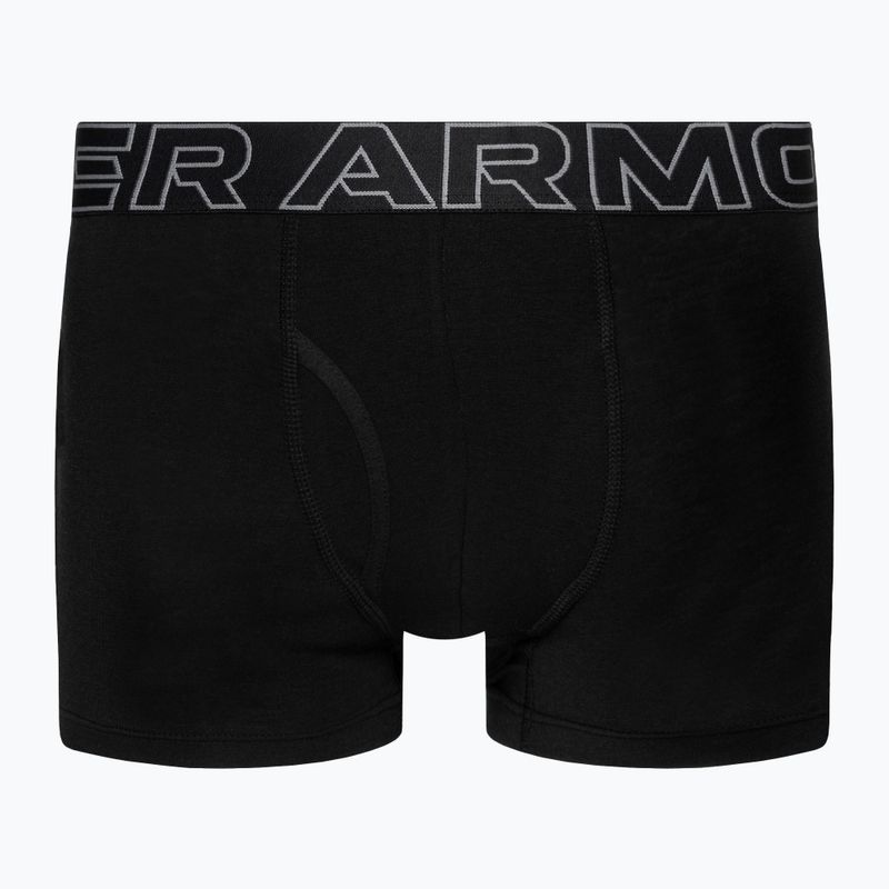 Under Armour Perf Cotton chiloți pentru bărbați Perf Cotton 3 buc negru. 2