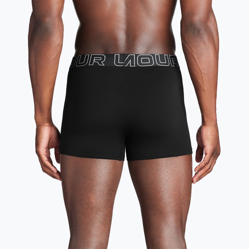 Under Armour Perf Cotton chiloți pentru bărbați Perf Cotton 3 buc negru.