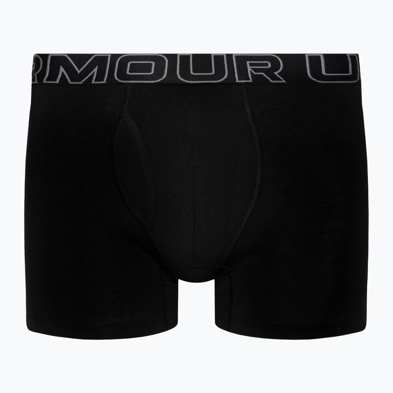 Boxeri pentru bărbați Under Armour Perf Cotton 6 3 buc. black 2