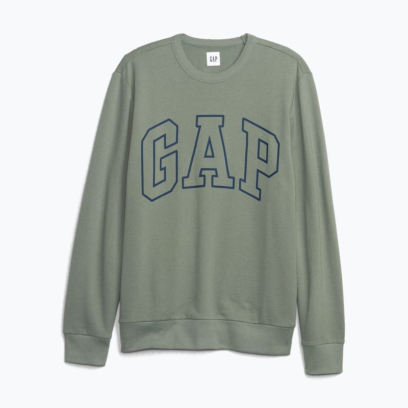 Hanorac pentru bărbați GAP Logo Crewneck sage 3