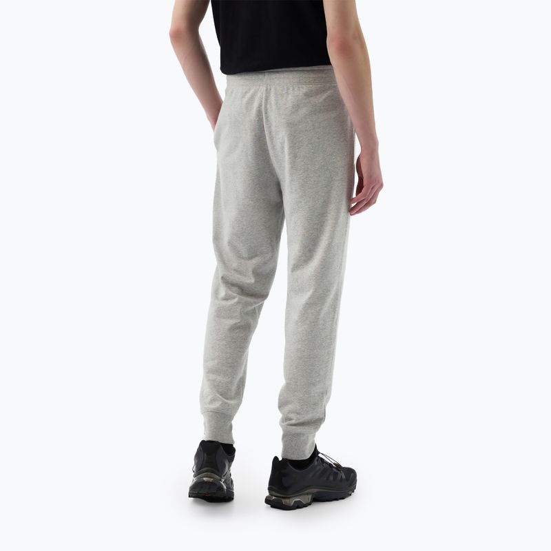 Pantaloni pentru bărbați GAP Heritage French Terry Loggo Jogger light heather grey 3